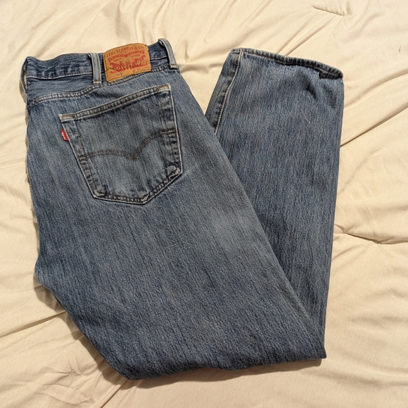 Levi's Other - Vintage Levi's 501 Jeans Blue Denim Dark Wash Men's Size 38X32